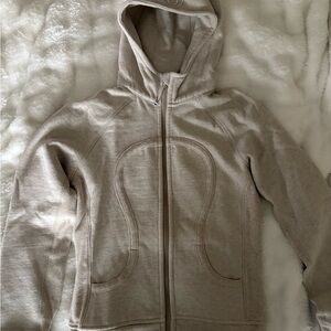 Lululemon Beige Hoodie, size 10